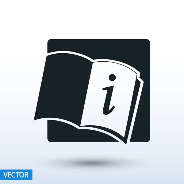 Icône de livre ouverte — Image vectorielle