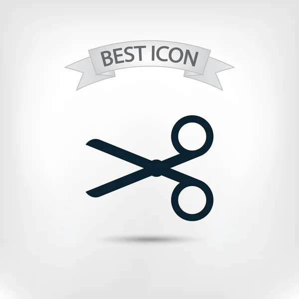 Scissors flat icon — Stock Vector