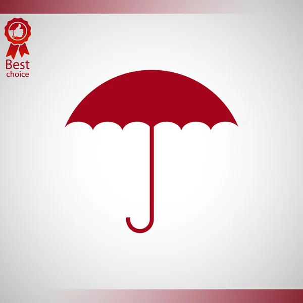 Umbrelă pictogramă design — Vector de stoc