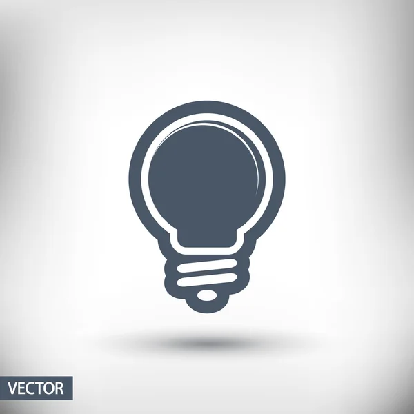 Light bulb icon — Stock Vector