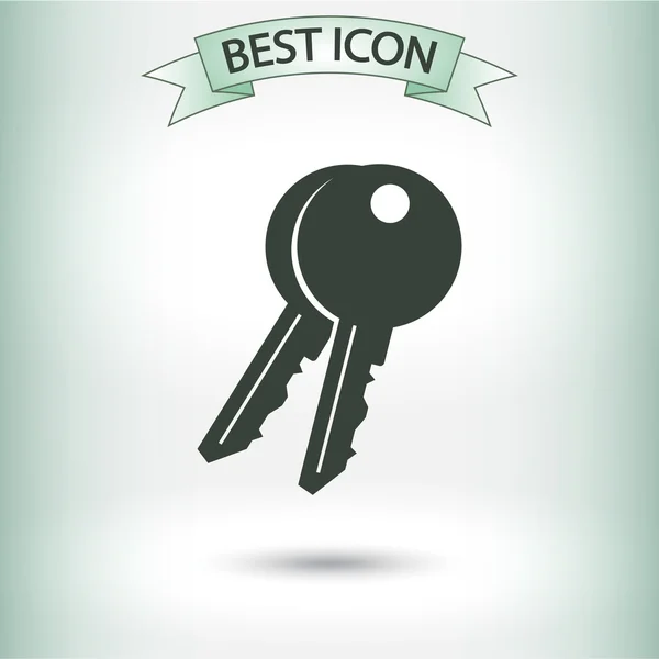 Key icon design — Stock Vector