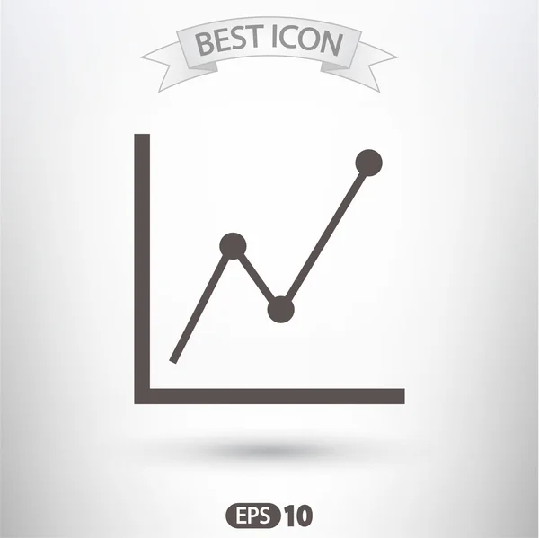 Infographic, chart icon — Stock Vector