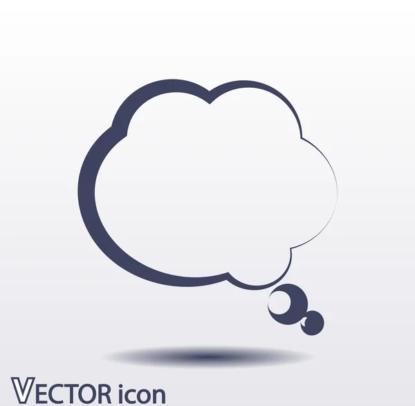 Icono de burbuja de habla — Vector de stock