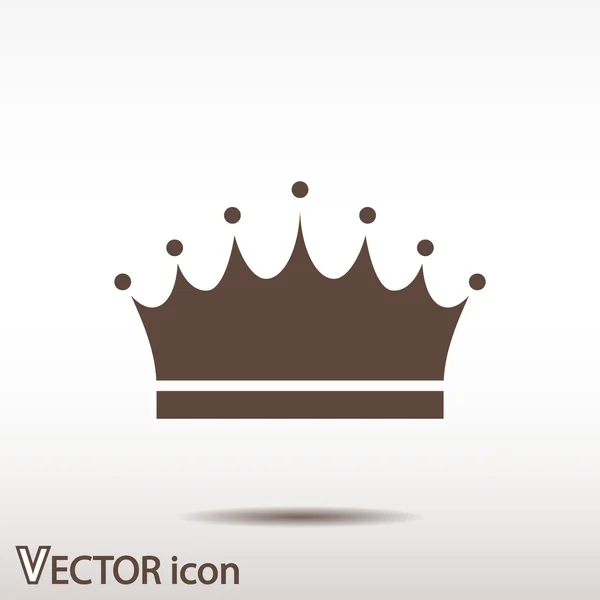 Design de ícone coroa — Vetor de Stock