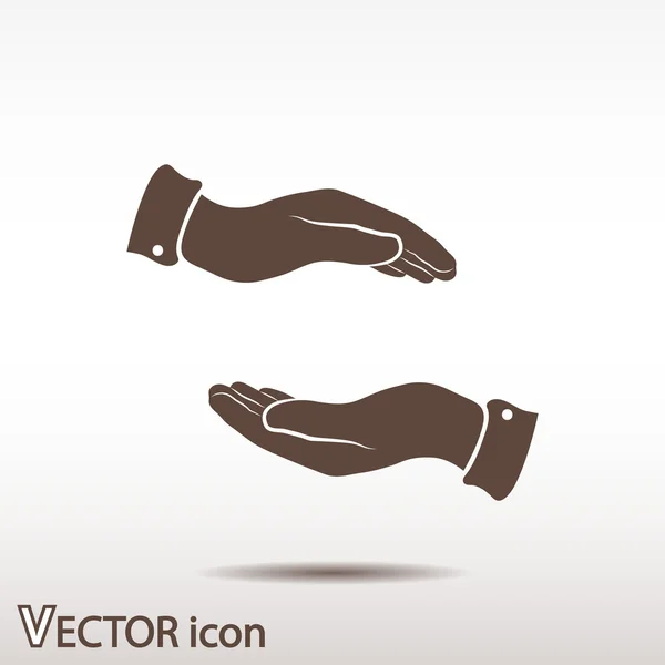 Hands icon design — Stock Vector