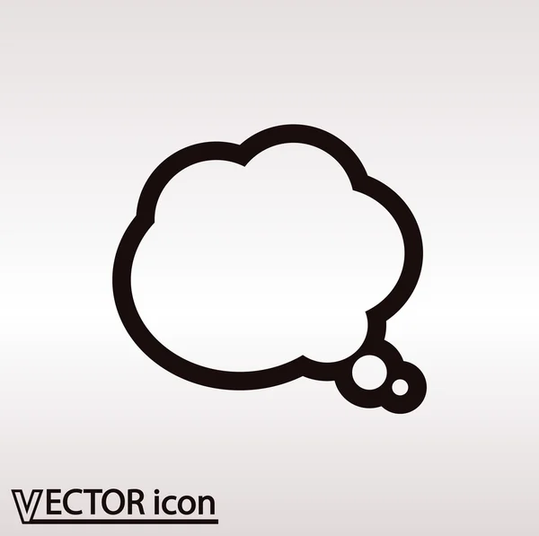 Icono de burbuja de habla — Vector de stock