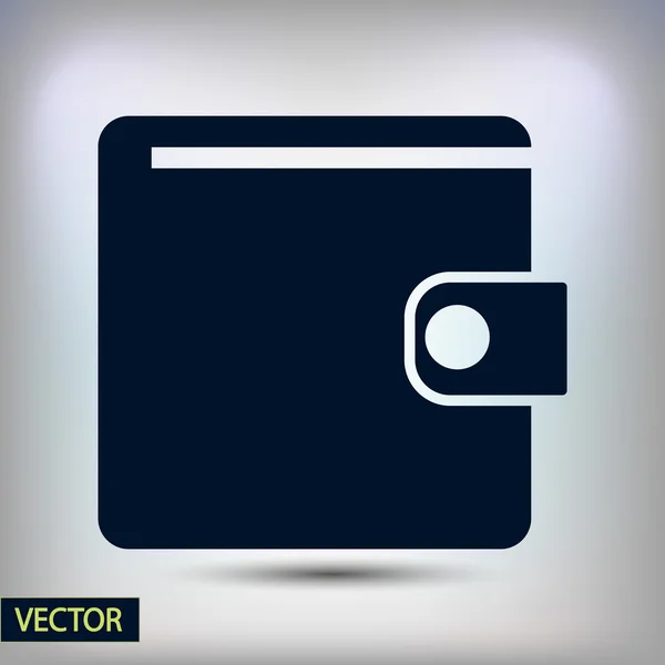 Wallet icon design — Stock Vector