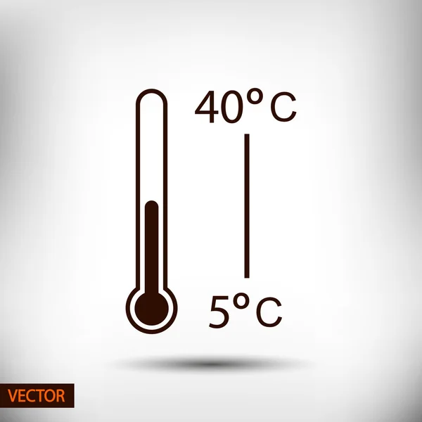 Termometer ikon design — Stock vektor