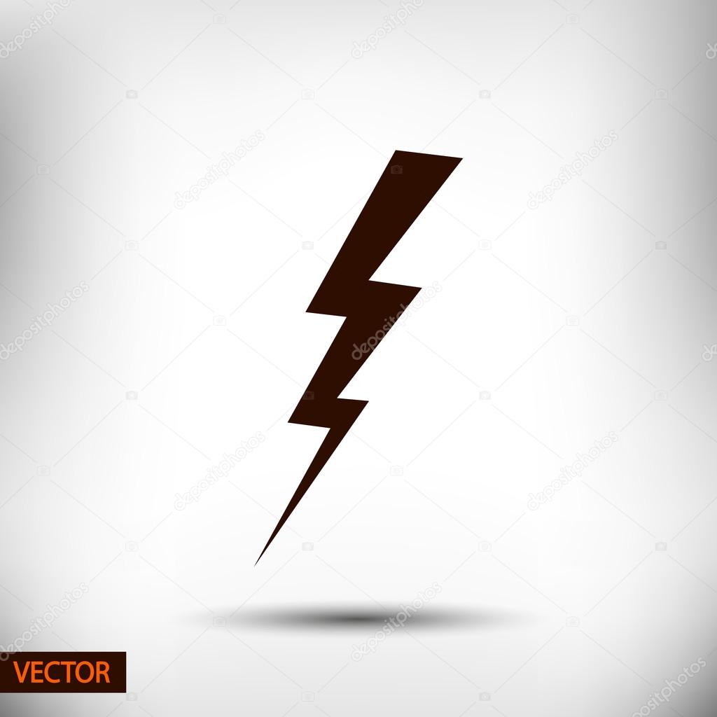 Lightning icon design