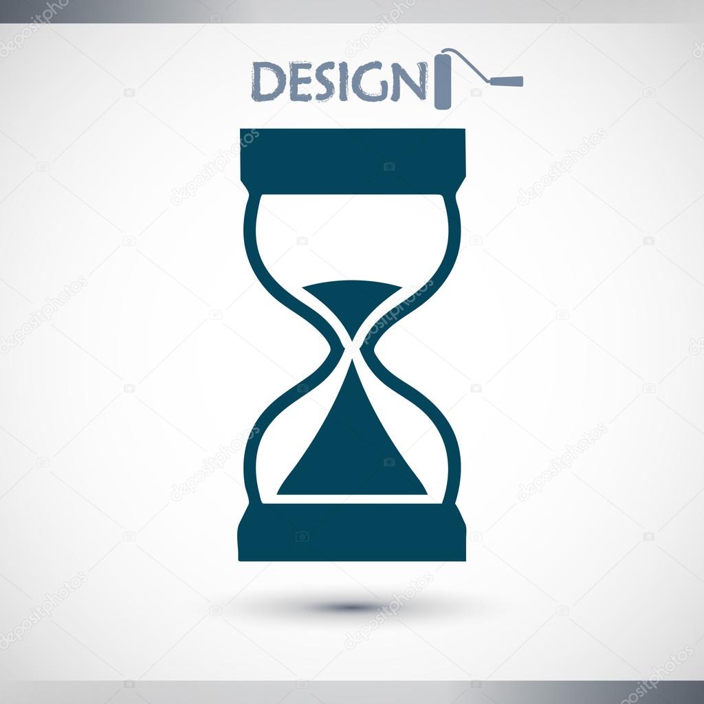 Hourglass icon design