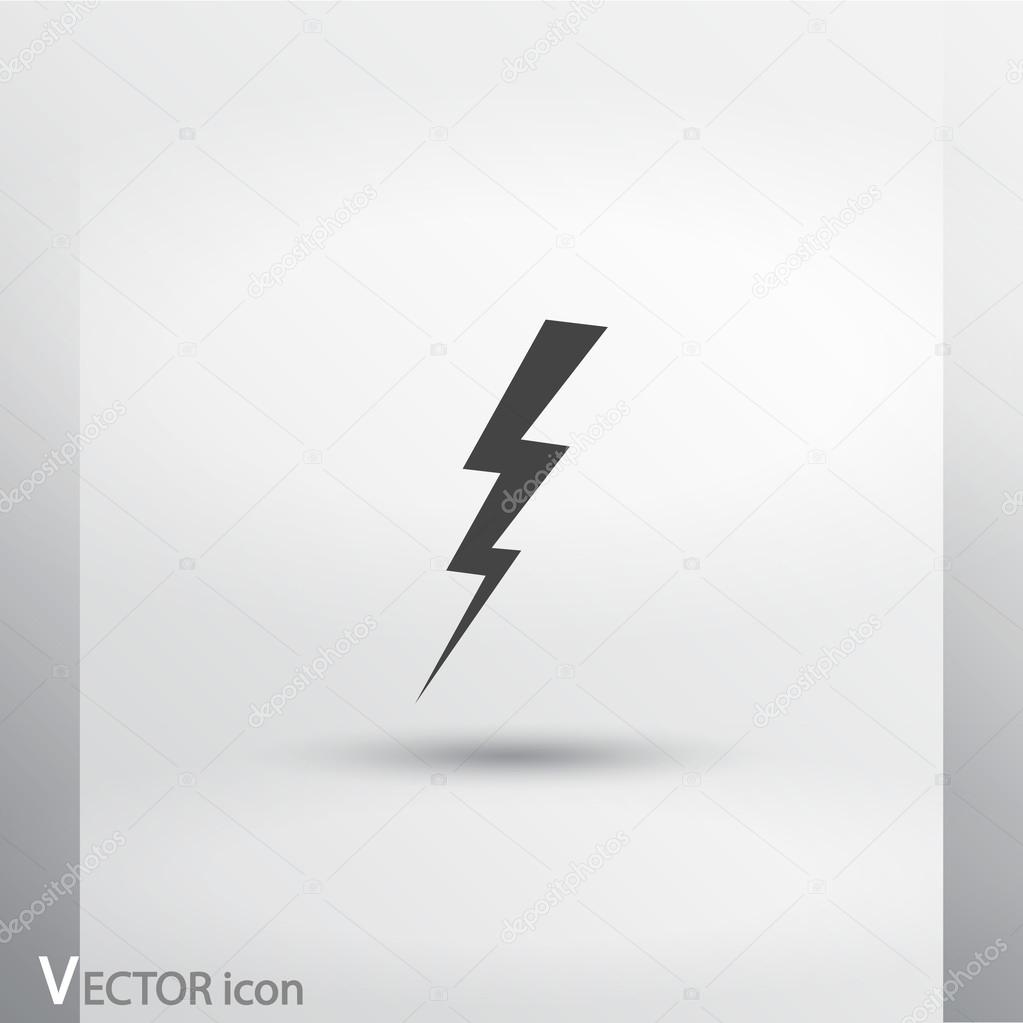 Lightning icon design