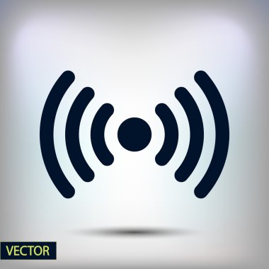 Kablosuz ağ wifi simgesi simgesi