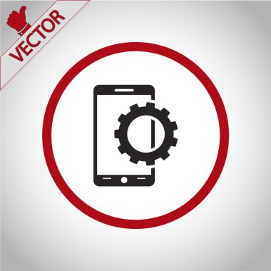 Mobil akıllı telefon simgesi