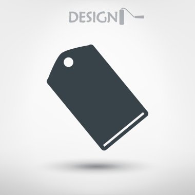 Etiketi simgesi tasarım
