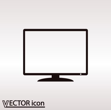 Monitör simgesi tasarım