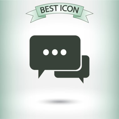 konuşma balonları simgesi