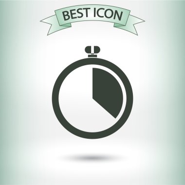 Kronometre simgesi tasarım