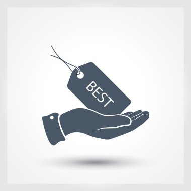 Etiketi simgesi tasarım