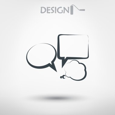 komik konuşma kabarcıklar simgesi