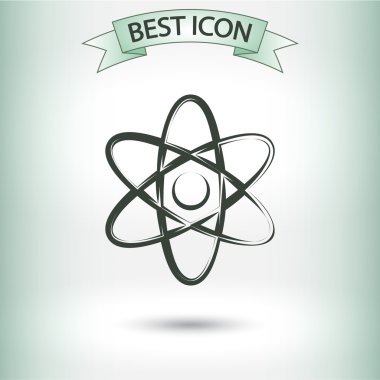 Fizik bilim modeli simgesini