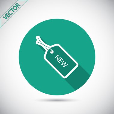 Etiketi simgesi tasarım