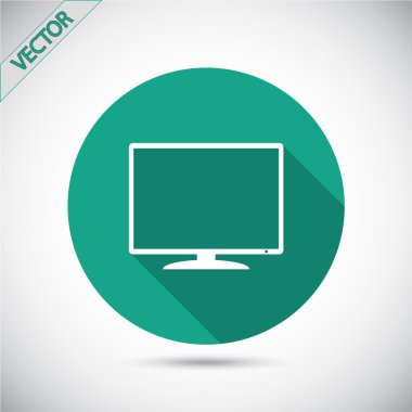 Monitör simgesi tasarım