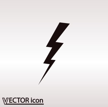 Yıldırım simgesi tasarım