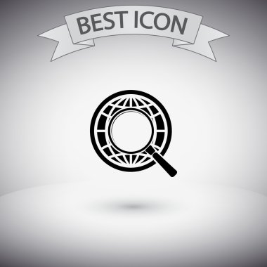 Dünya Büyüteç arama simgesi