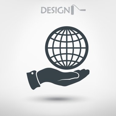 Gezegen simgesi tasarım