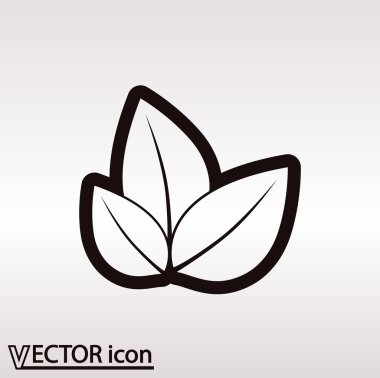 Yaprak simgesi tasarım