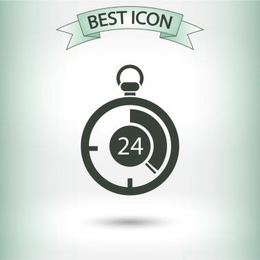 Kronometre simgesi tasarım