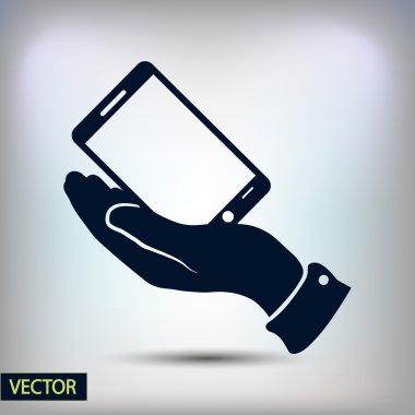 Mobil akıllı telefon simgesi