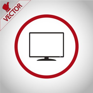 Monitör simgesi tasarım