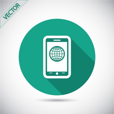 Mobil akıllı telefon simgesi