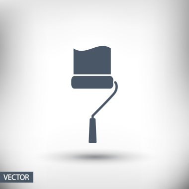 Silindir simge düz tasarım stil