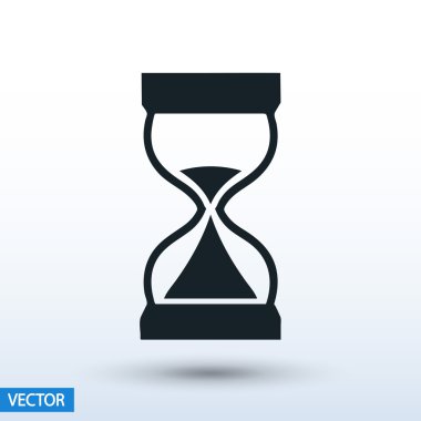 Kum saati simgesi tasarım