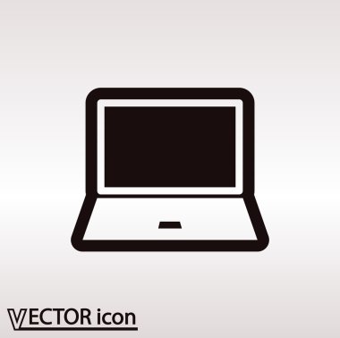 Dizüstü bilgisayar simgesi tasarım