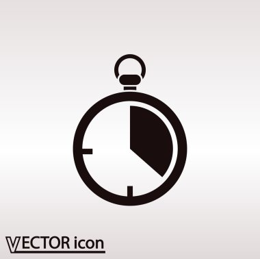 Kronometre simgesi tasarım