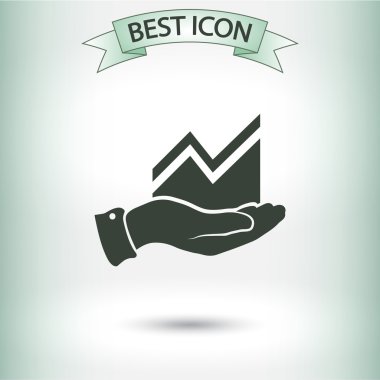 Infographic grafik simgesi