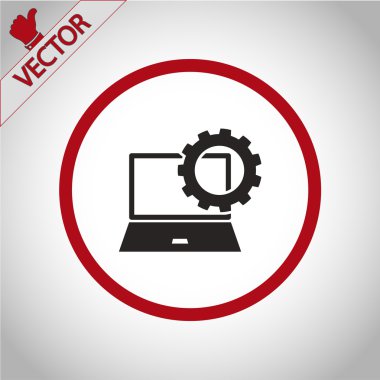 Dizüstü bilgisayar simgesi tasarım