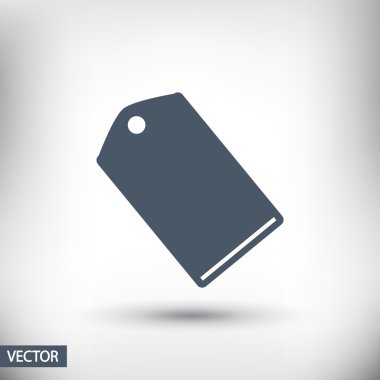 Etiketi simgesi tasarım