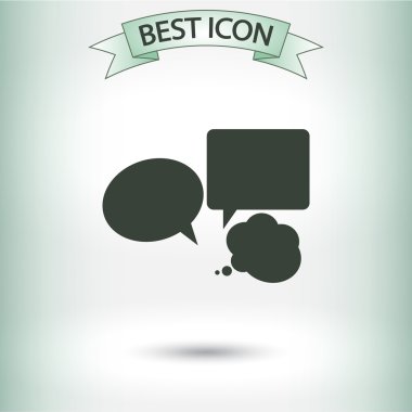 konuşma balonları simgesi