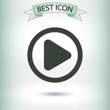 düğme web simgesi oynamak