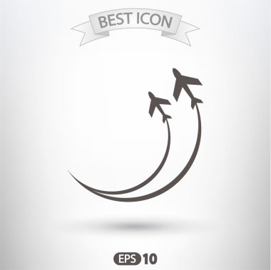 uçak sembol tasarımı