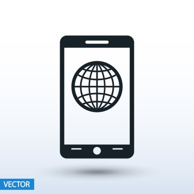 Mobil akıllı telefon simgesi