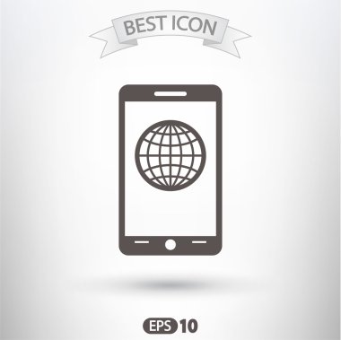 Mobil akıllı telefon simgesi