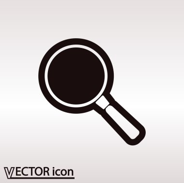 Arama simgesi. Düz tasarım