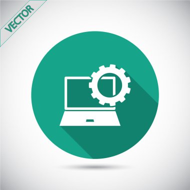 Dizüstü bilgisayar simgesi tasarım