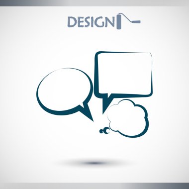 komik konuşma kabarcıklar simgesi