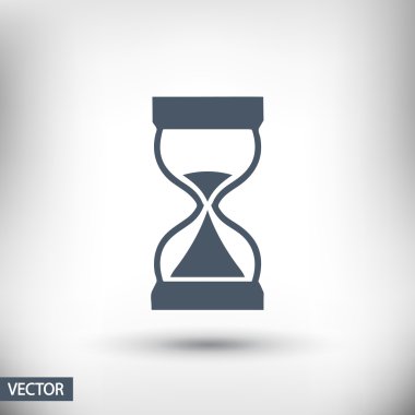 Kum saati simgesi tasarım